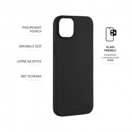 Fixed | Story | Back cover | Apple | iPhone 14 Pro Max | Rubberized | Black