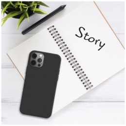 Fixed | Story | Back cover | Apple | iPhone 14 Pro Max | Rubberized | Black