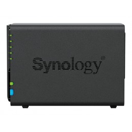 Synology | Tower NAS | DS224+ | up to 2 HDD/SSD | Intel Celeron | J4125 | Processor frequency 2.0 GHz | 2 GB | DDR4