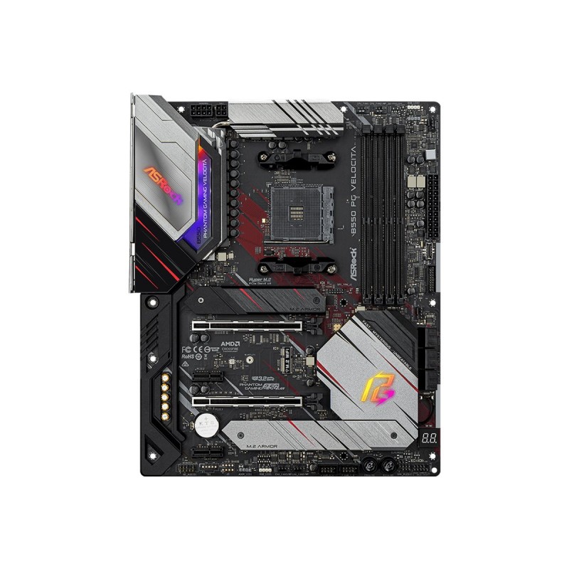 ASRock | B550 PG Velocita | Processor family AMD | Processor socket AM4 | DDR4 DIMM | Memory slots 4 | Supported hard disk drive