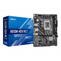 ASRock | H610M-HVS/M.2 R2.0 | Processor family Intel | Processor socket LGA1700 | DDR4 DIMM | Memory slots 2 | Supported hard di