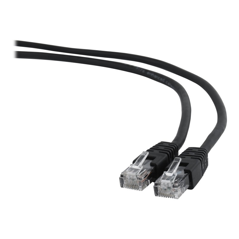 UTP Cat6 | Patch cord | PVC AWG 26 (7 x 0.15 mm wire) | Black | 5 m