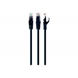 UTP Cat6 | Patch cord | PVC AWG 26 (7 x 0.15 mm wire) | Black | 5 m