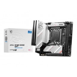 MSI | MPG B760I EDGE WIFI | Processor family Intel | Processor socket LGA1700 | DDR5 DIMM | Memory slots 2 | Supported hard disk