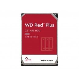 Western Digital | Red Plus NAS Hard Drive | WD20EFPX | 5400 RPM | 2000 GB | 64 MB