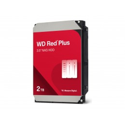 Western Digital | Red Plus NAS Hard Drive | WD20EFPX | 5400 RPM | 2000 GB | 64 MB