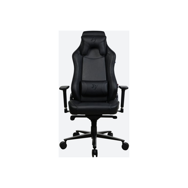 Arozzi Frame material: Metal Wheel base: Aluminium Upholstery: Soft PU | Gaming Chairs | Vernazza SoftPU | Pure Black