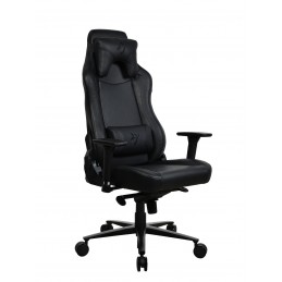 Arozzi Frame material: Metal Wheel base: Aluminium Upholstery: Soft PU | Gaming Chairs | Vernazza SoftPU | Pure Black