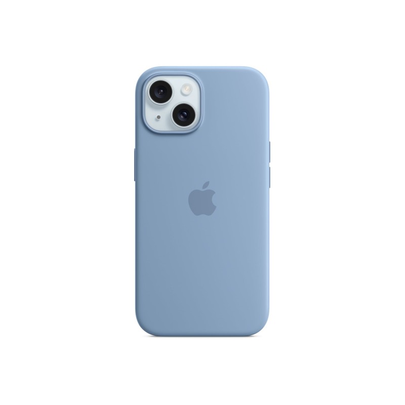 Apple iPhone 15 Silicone Case with MagSafe - Winter Blue | Apple | iPhone 15 Silicone Case with MagSafe | Case with MagSafe | Ap