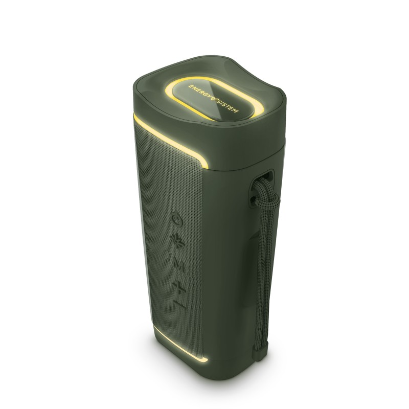 Energy Sistem | Speaker with RGB LED Lights | Yume ECO | 15 W | Waterproof | Bluetooth | Green | Portable | Wireless connection