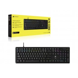 Corsair | Mechanical Gaming Keyboard | K70 CORE RGB | Gaming keyboard | Wired | N/A | Black | USB Type-A | RED