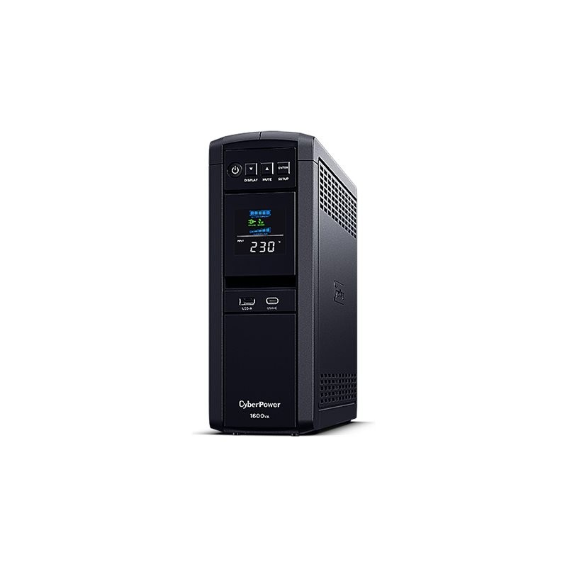 CyberPower | Backup UPS Systems | CP1600EPFCLCD | 1600 VA | 1000 W