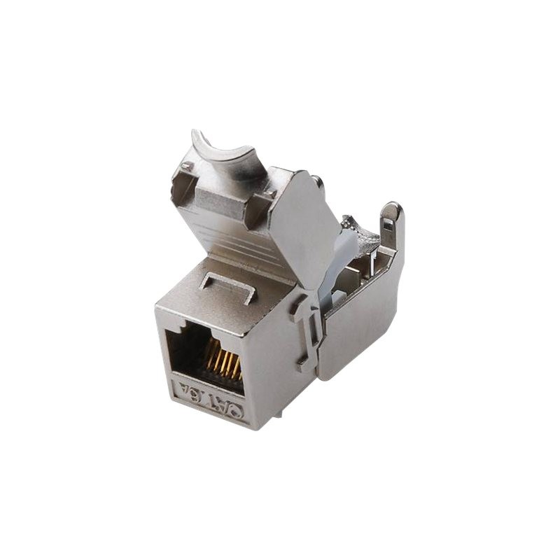 Digitus | CAT 6A Keystone Module, Shielded, Tool-free Mounting Connection | DN-93615
