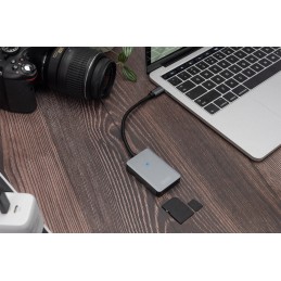 Digitus | USB-C Card Reader, 2 Port, High Speed | DA-70333