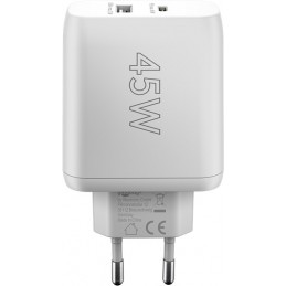 Goobay | USB-C PD Dual Fast Charger (45 W) | 65412 | N/A