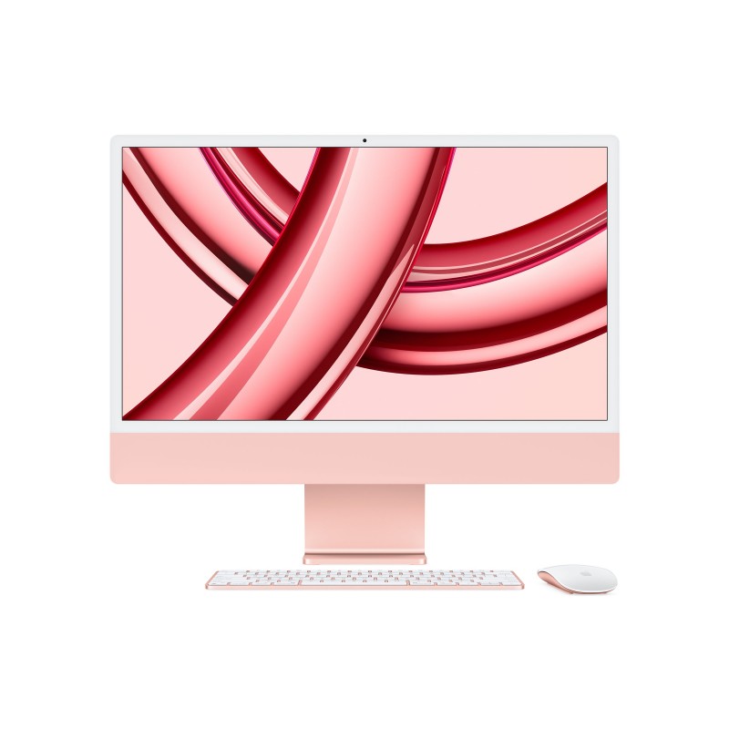 Apple iMac 24 4.5K Retina, Apple M3 8C CPU, 10C GPU/8GB/512GB SSD/Pink/INT | Apple