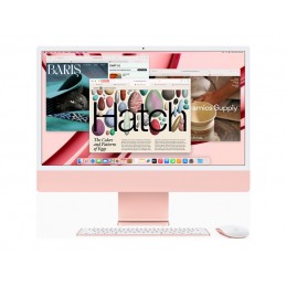 Apple iMac 24 4.5K Retina, Apple M3 8C CPU, 10C GPU/8GB/512GB SSD/Pink/INT | Apple