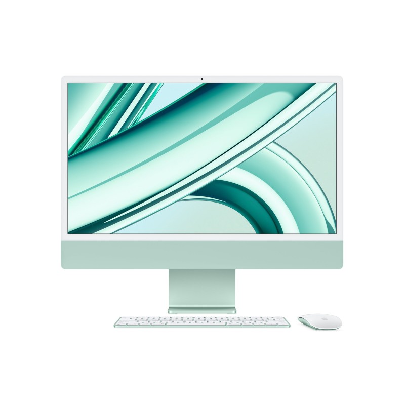 Apple iMac 24 4.5K Retina, Apple M3 8C CPU, 10C GPU/8GB/256GB SSD/Green/SWE | Apple