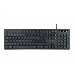 Gembird | "Rainbow" Backlight Multimedia Keyboard | KB-UML-02 | Keyboard | Wired | US | Black | N/A