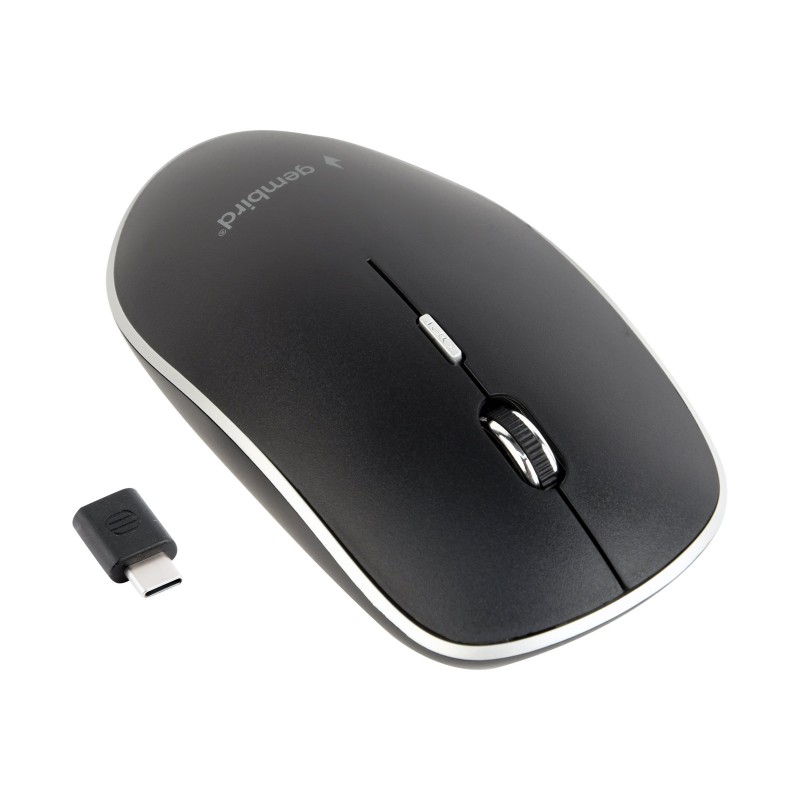 Gembird | Silent Optical Mouse | MUSW-4BSC-01 | Wireless | USB-C | Black