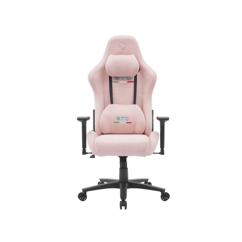 Onex Short Pile Linen Metal Nylon base | Gaming Chairs | ONEX STC | Pink