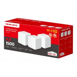 AX1500 Whole Home Mesh WiFi 6 System | Halo H60X (3-pack) | 802.11ax | 10/100/1000 Mbit/s | Ethernet LAN (RJ-45) ports 1 | Mesh 