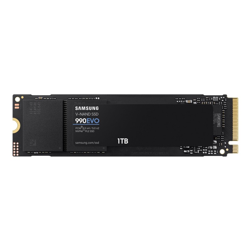 Samsung | SSD | 990 EVO | 1000 GB | SSD form factor M.2 2280 | Solid-state drive interface PCIe NVMe Gen 4.0 x 4 | Read speed 50