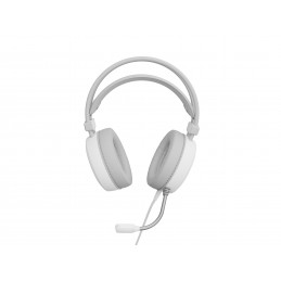 Genesis | On-Ear Gaming Headset | Neon 613 | Built-in microphone | 3.5 mm, USB Type-A | White