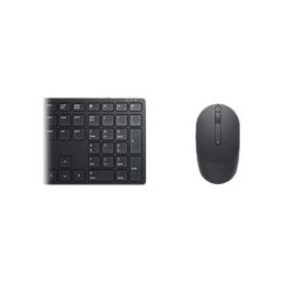 Dell KM5221W Pro | Keyboard and Mouse Set | Wireless | Ukrainian | Black | 2.4 GHz