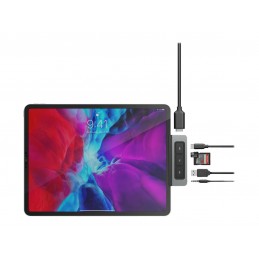 Hyper | HyperDrive Media 6-in-1 USB-C Hub for iPad Pro/Air | HDMI ports quantity 1