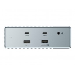 Hyper | HyperDrive Universal GEN2 15-in-1 USB-C Triple Video Docking Station For MST enabled devices | Ethernet LAN (RJ-45) port