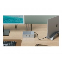 Hyper | HyperDrive Universal GEN2 15-in-1 USB-C Triple Video Docking Station For MST enabled devices | Ethernet LAN (RJ-45) port