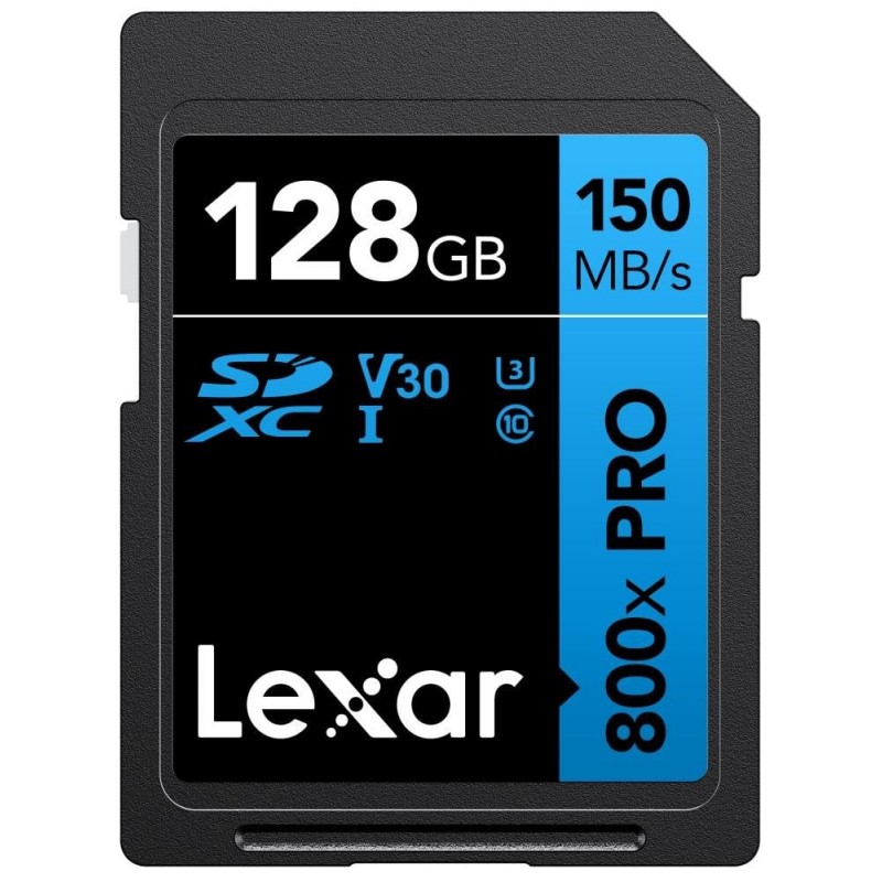 Lexar | Memory Card | Professional 800x PRO | 128 GB | SDXC | Flash memory class UHS-I