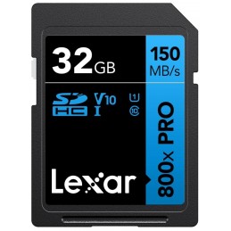 Lexar | Memory Card | Professional 800x PRO | 32 GB | SDXC | Flash memory class UHS-I