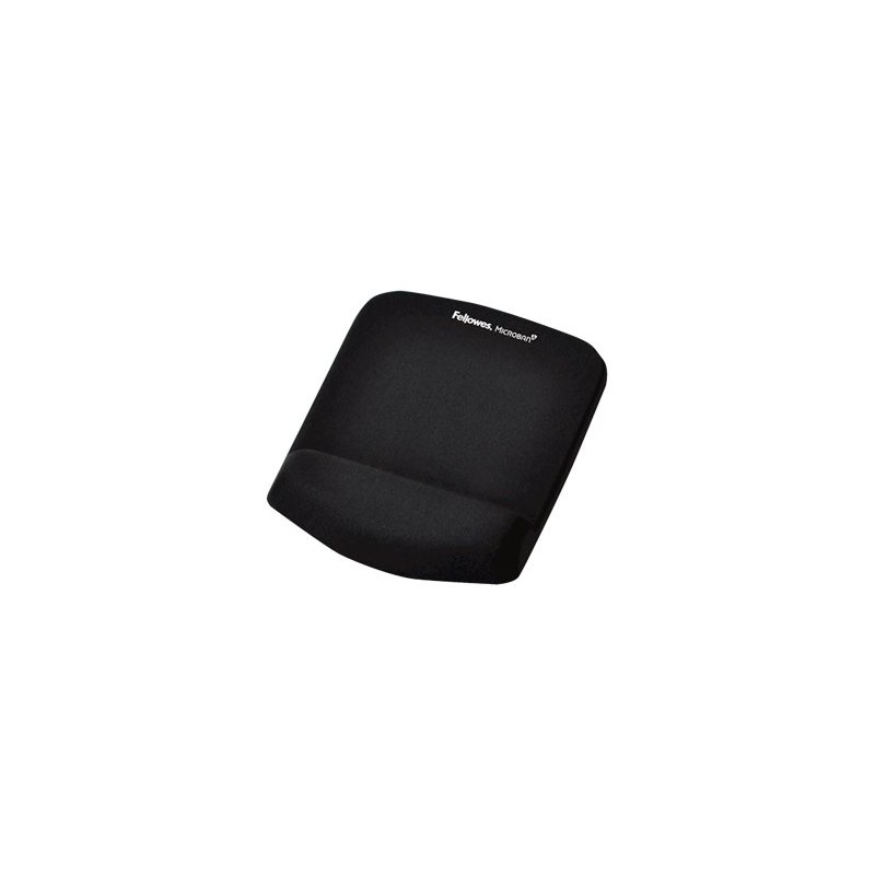 Fellowes | Mouse pad with wrist support PlushTouch | Mouse pad with wrist pillow | 238 x 184 x 25.4 mm | Black