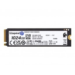 Kingston | SSD | KC3000 | 1024 GB | SSD form factor M.2 2280 | Solid-state drive interface PCIe 4.0 NVMe M.2 | Read speed 7000 M