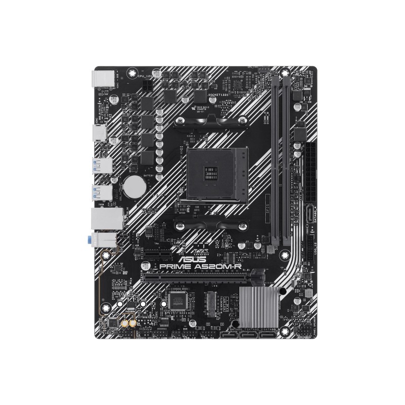 ASUS PRIME A520M-R | Asus | Processor family AMD A520 | Processor socket 1 x Socket AM4 | 2 DIMM slots - DDR4, ECC, unbuffered |