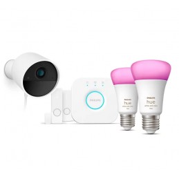 Philips Hue | Secure Camera Set WCA E27, Bridge, Sensors