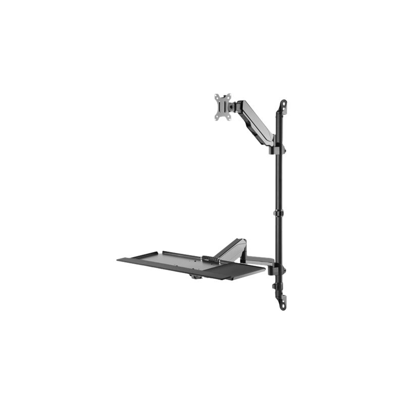 Digitus | Wall mount | Tilt, height adjustment, rotate | 17-32 " | Black