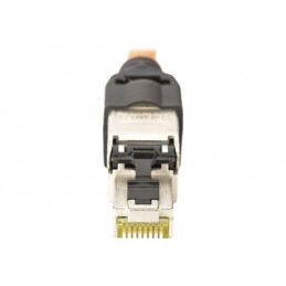 CAT 6A Field Termination Plug, STP with dust cap, Bend relief | DN-93631