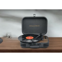 Muse Turntable Stereo System | MT-207 DGB | 2x5 W | Bluetooth | Black/Brown