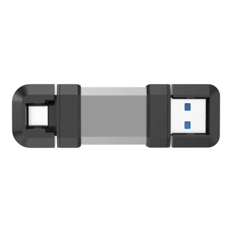 Silicon Power Dual USB Drive | Mobile C51 | 64 GB | USB Type-A and USB Type-C | Silver