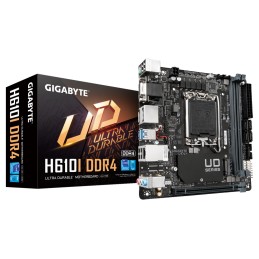 Gigabyte | H610I | Processor family Intel | Processor socket LGA1700 | DDR4 DIMM | Supported hard disk drive interfaces M.2, SAT