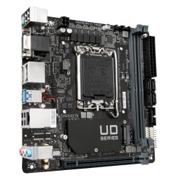 Gigabyte | H610I | Processor family Intel | Processor socket LGA1700 | DDR4 DIMM | Supported hard disk drive interfaces M.2, SAT