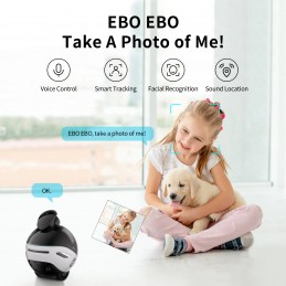 Enabot Family Robot IP Camera | EBO X | 8 MP | 1.8 | H265 | Micro SD, Max. 256GB