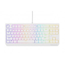 THOR 230 | Mechanical Gaming Keyboard | Wired | US | White | USB Type-A | Outemu Brown