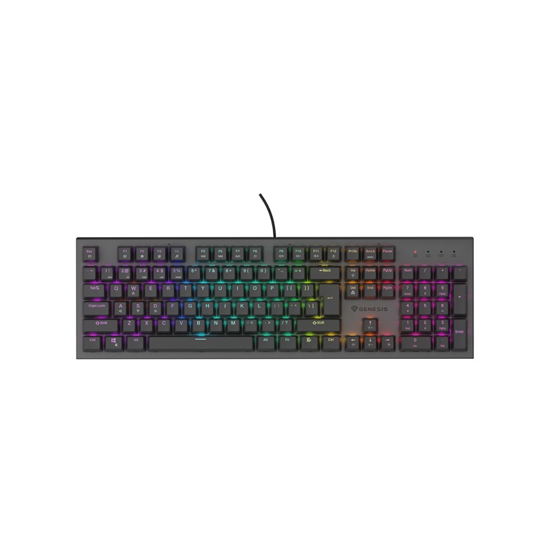 THOR 303 | Mechanical Gaming Keyboard | Wired | US | Black | USB Type-A | Outemu Brown