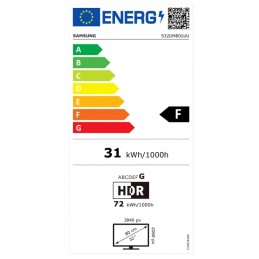 Samsung LS32DM801UUXDU | 32 " | VA | 16:9 | 60 Hz | 4 ms | 3840 x 2160 pixels | 400 cd/m | HDMI ports quantity 1 | White