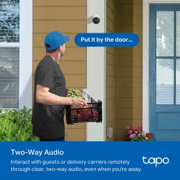 TP-LINK Smart Wire-Free Indoor/Outdoor Security Camera | Tapo C410 | Bullet | 3 MP | 3.17mm/F1.65 | H.264 | Micro SD, Max. 512