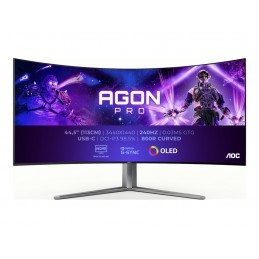 AOC AG456UCZD AGON PRO | 45 " | OLED | QHD | 21:9 | 240 Hz | 0.03 ms | 3440 x 1440 pixels | HDMI ports quantity 2 | Black | Warr